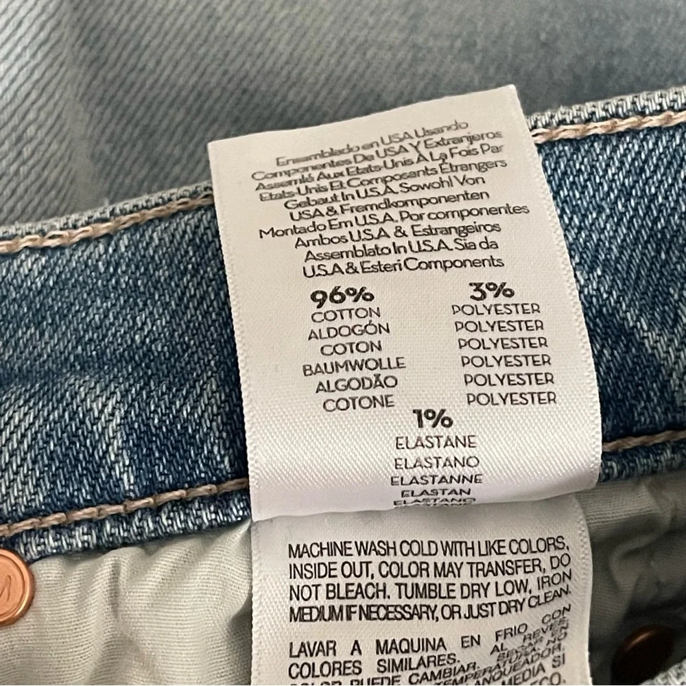 MOTHER The Tripper Flood Fray Jeans Size 25 NWT